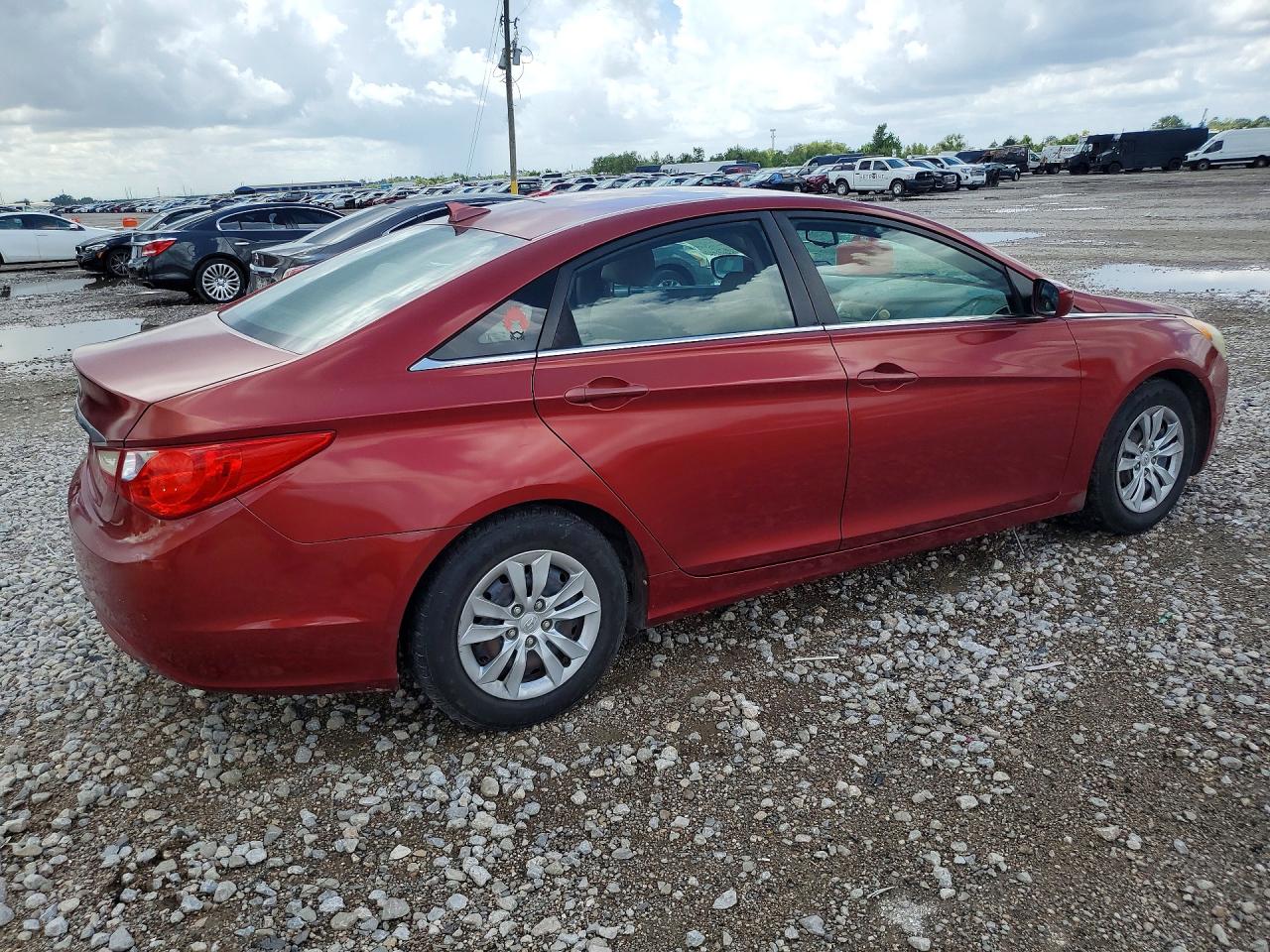 2012 Hyundai Sonata Gls Red vin: 5NPEB4AC1CH319396