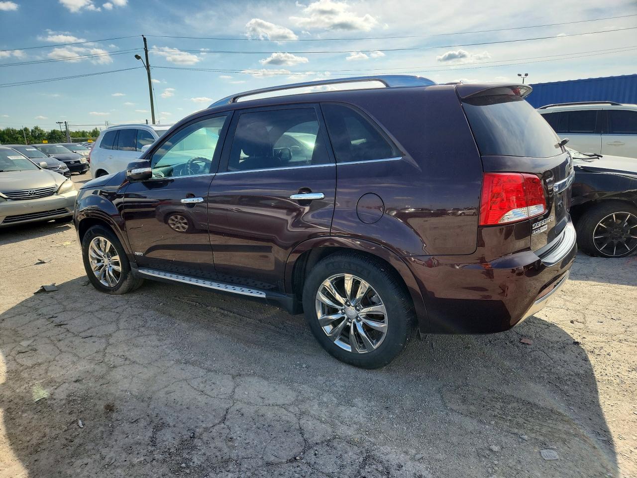 2012 Kia Sorento Sx Red vin: 5XYKWDA28CG249563