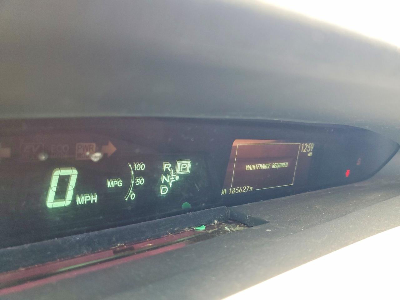 2013 Toyota Prius Two Red vin: JTDKN3DUXD0349634