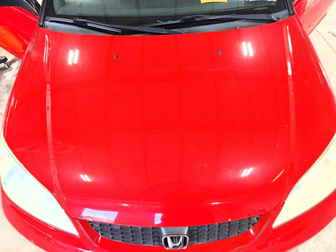 2004 Honda Civic Lx Red vin: 1HGEM22514L010282