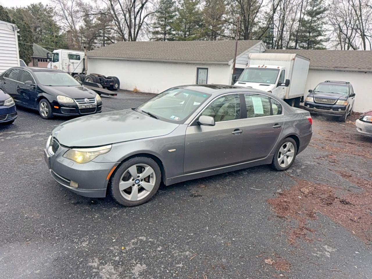 2008 Bmw 528 Xi Gray vin: WBANV13508C150511