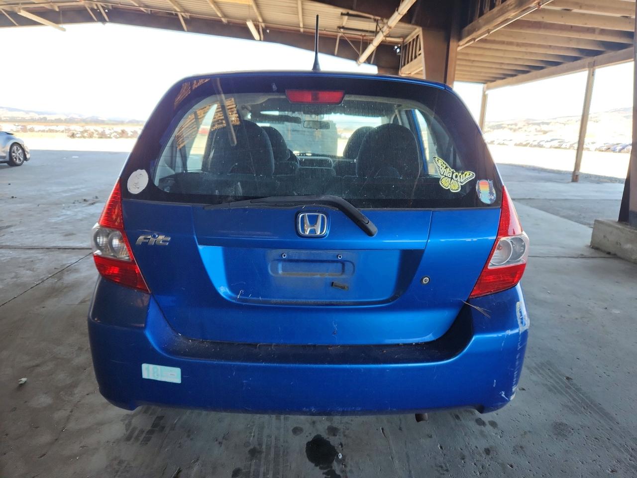 2008 Honda Fit Blue vin: JHMGD38408S017634