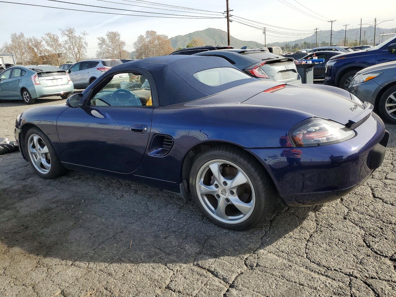 2001 Porsche Boxster Blue vin: WP0CA29831S620183