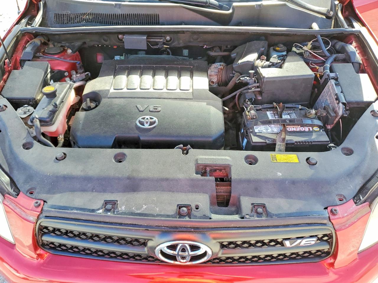 2006 Toyota Rav4 Base Красный vin: JTMBK33V666005429