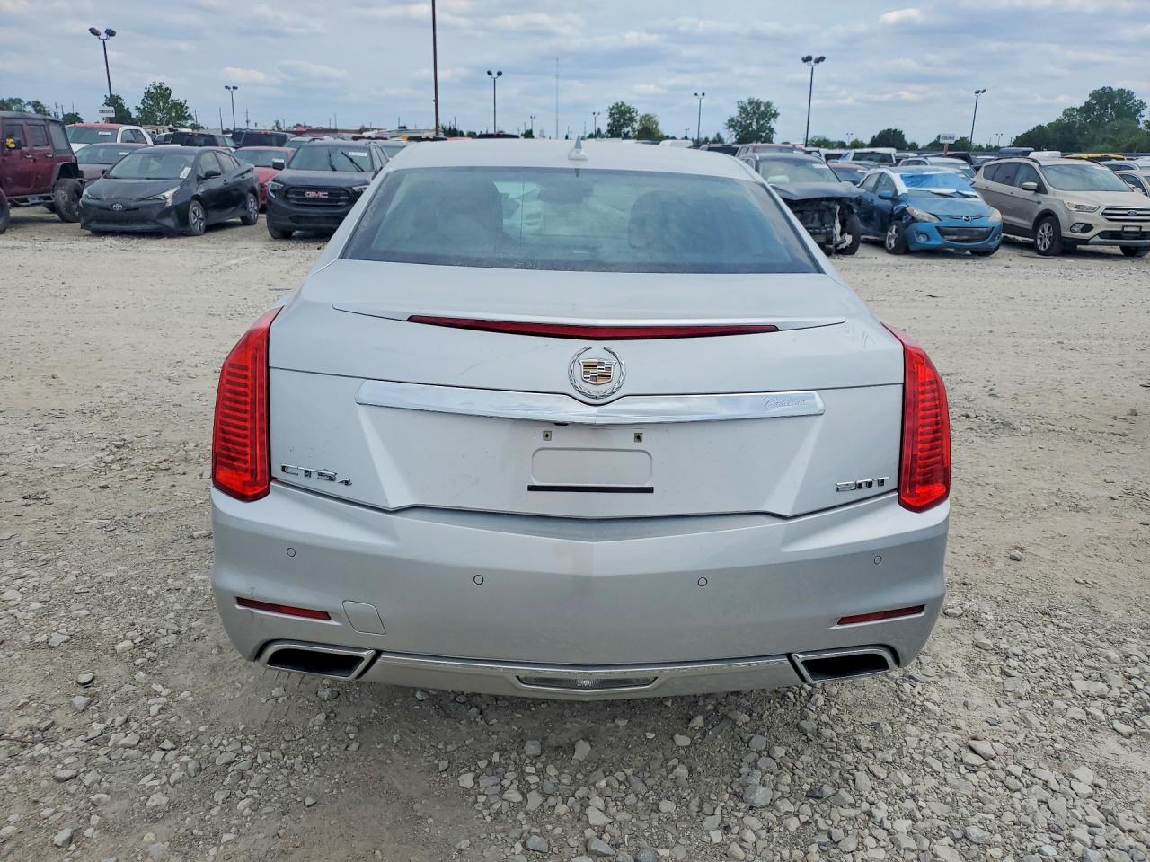 2014 Cadillac Cts Luxury Collection Silver vin: 1G6AX5SX4E0196882