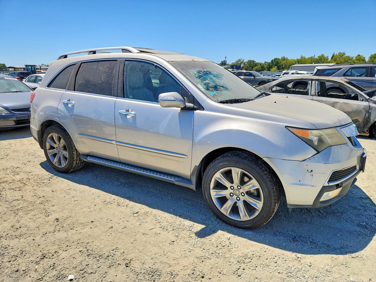2011 Acura Mdx Advance Silver vin: 2HNYD2H74BH541520