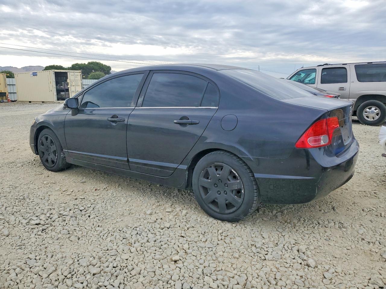 2006 Honda Civic Lx Black vin: 2HGFA165X6H501497