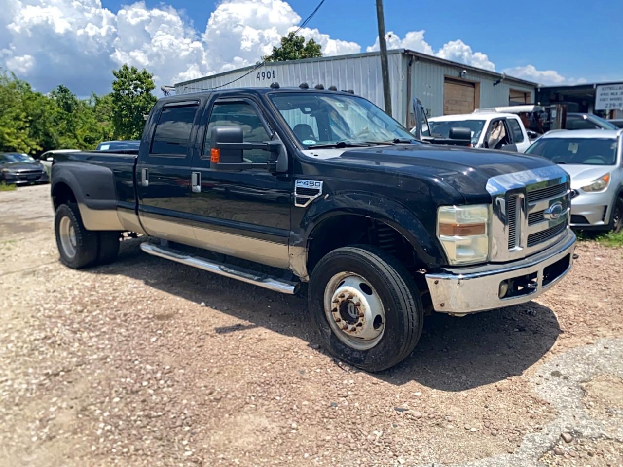 2008 Ford F450 Super Duty Black vin: 1FTXW43R08EB04307