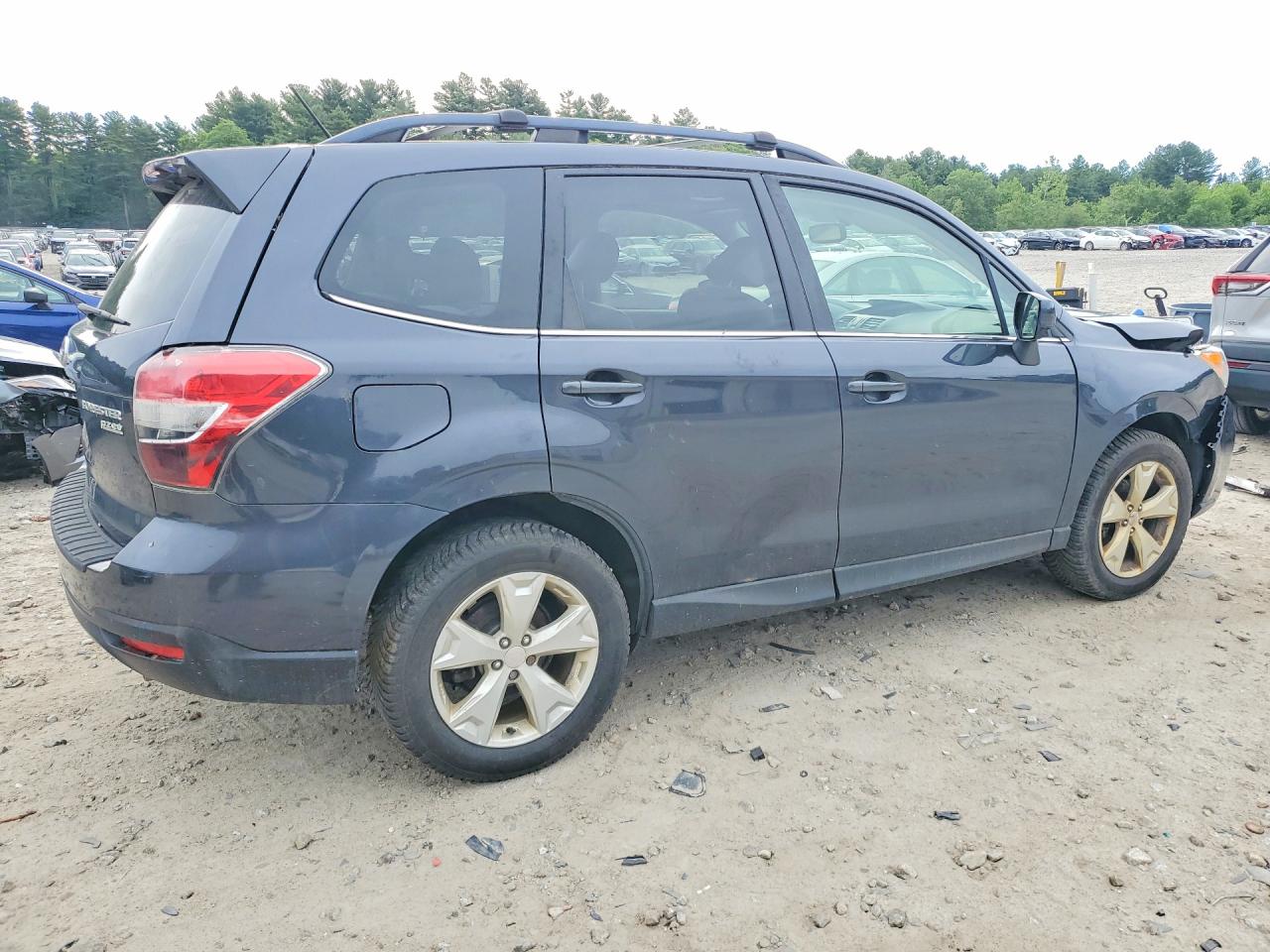 2015 Subaru Forester 2.5i Limited Gray vin: JF2SJAHC5FH822704