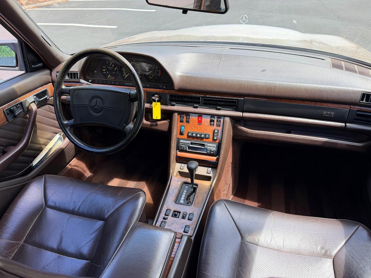 1989 Mercedes-benz 560 Sel Коричневый vin: WDBCA39E7KA453036