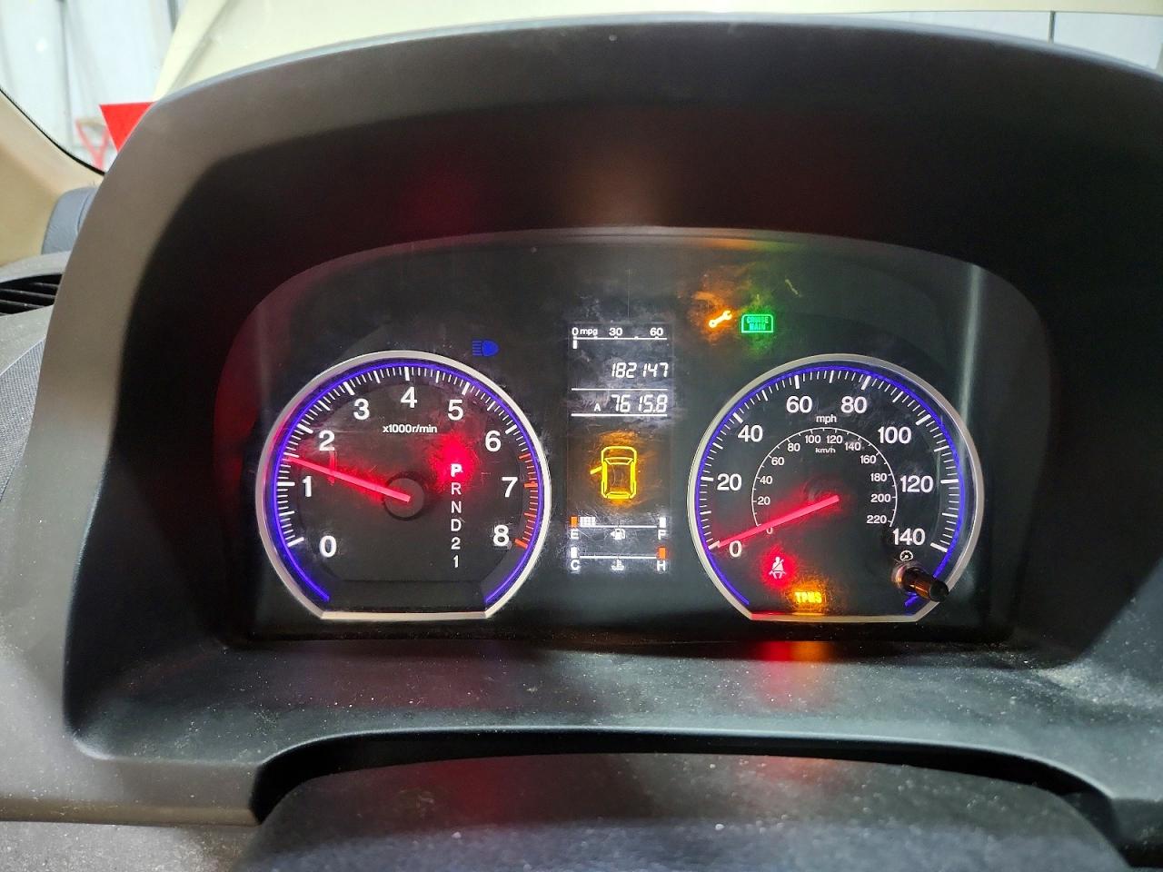 2009 Honda Cr-v Lx Tan vin: JHLRE48349C015582
