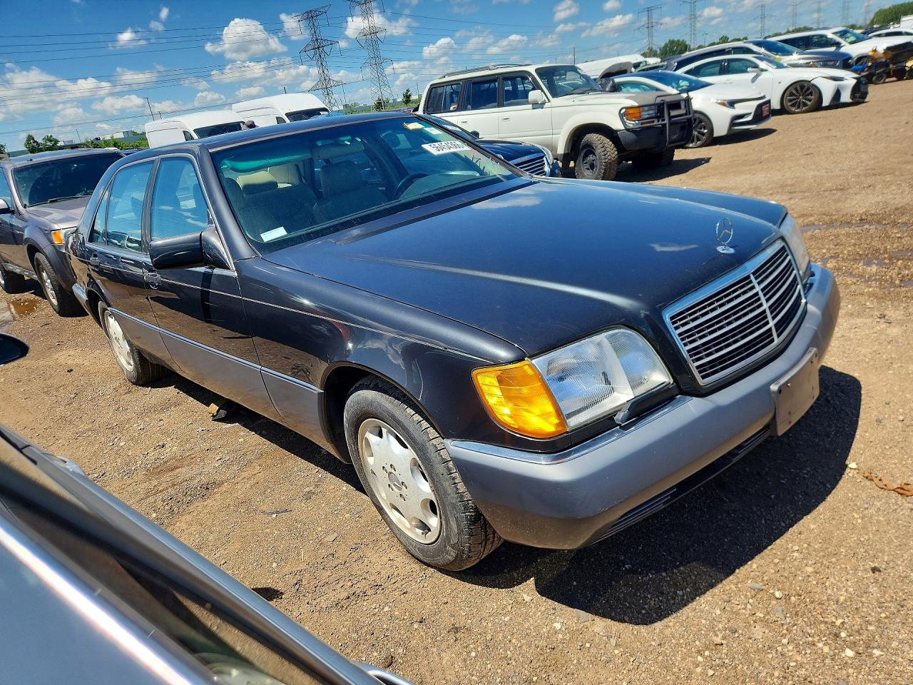 1994 Mercedes-benz S 500 Черный vin: WDBGA51E4RA167308