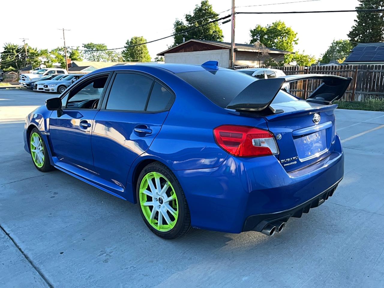 2020 Subaru Wrx Limited Blue vin: JF1VA1H62L9814612