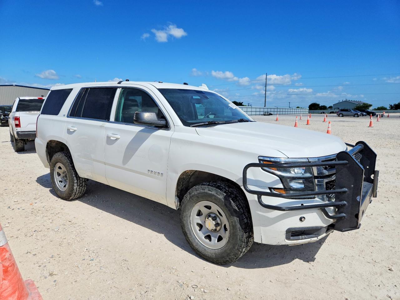 2015 Chevrolet Tahoe K1500 White vin: 1GNSK4EC5FR623154