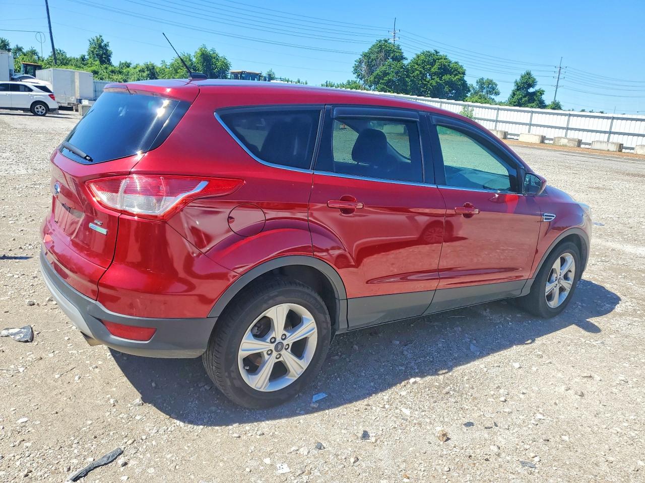 2014 Ford Escape Se Red vin: 1FMCU0GX8EUB98147