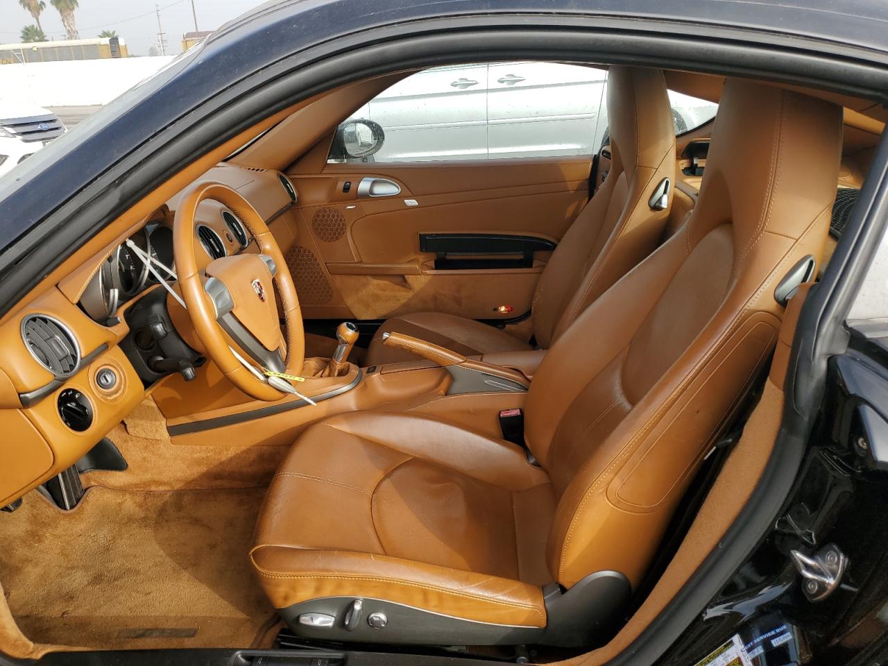 2007 Porsche Cayman Черный vin: WP0AA29877U761391