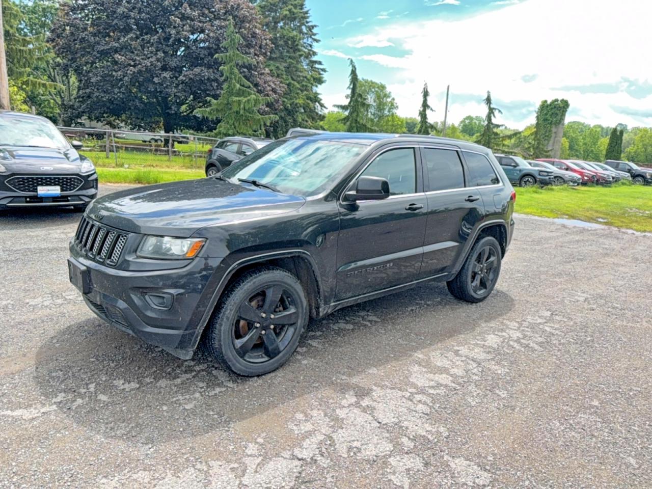 2015 Jeep Grand Cherokee Laredo Black vin: 1C4RJFAGXFC624916