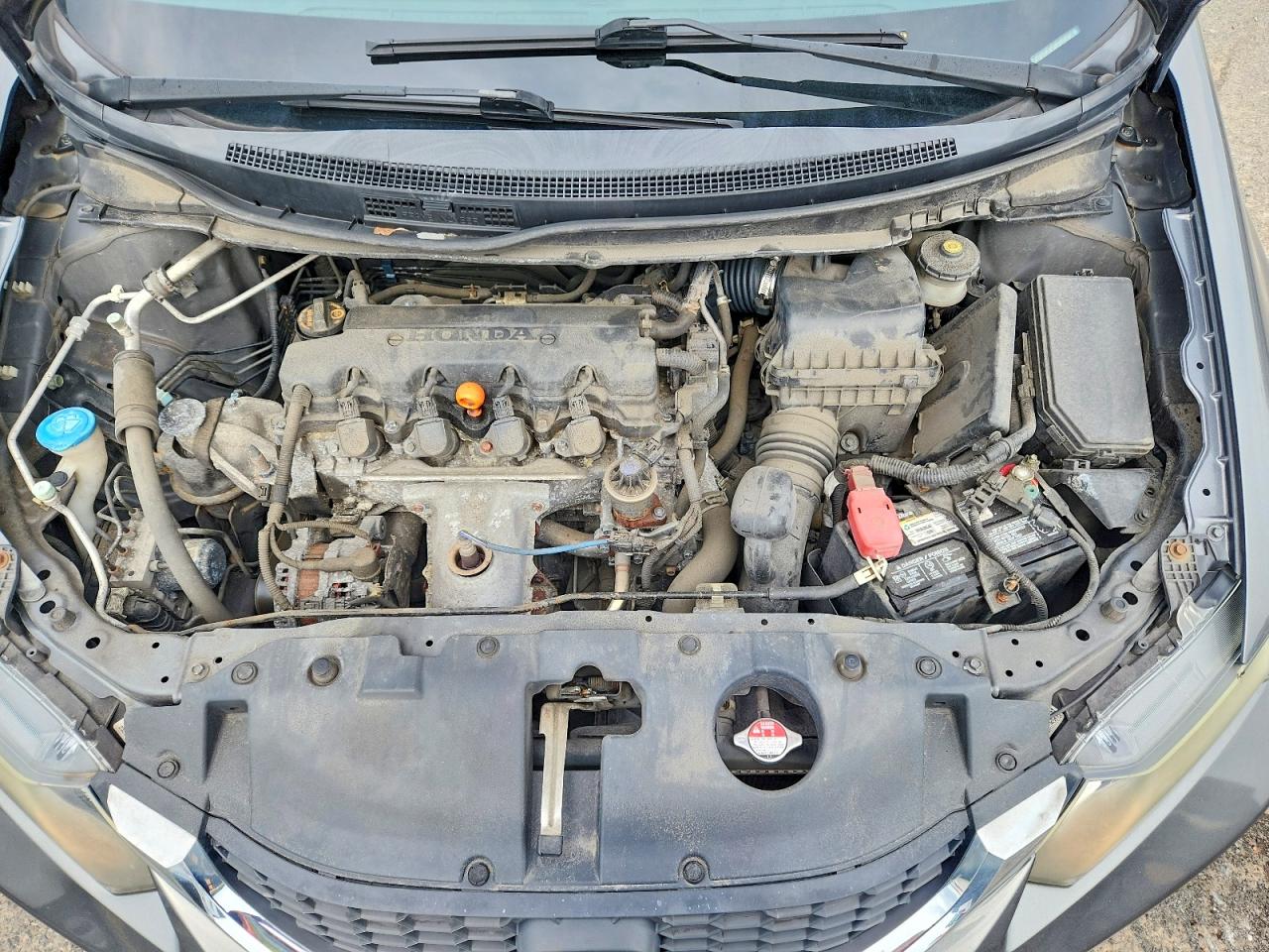 2013 Honda Civic Lx Gray vin: 2HGFB2F55DH536206