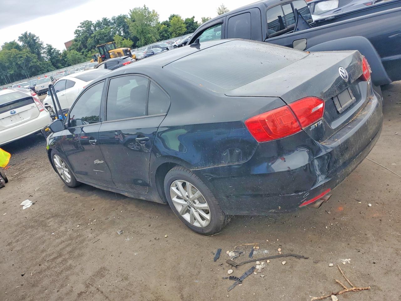 2012 Volkswagen Jetta Se Black vin: 3VWDP7AJ6CM337185