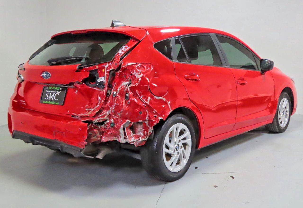 2025 Subaru Impreza Red vin: JF1GUABC7S8214221