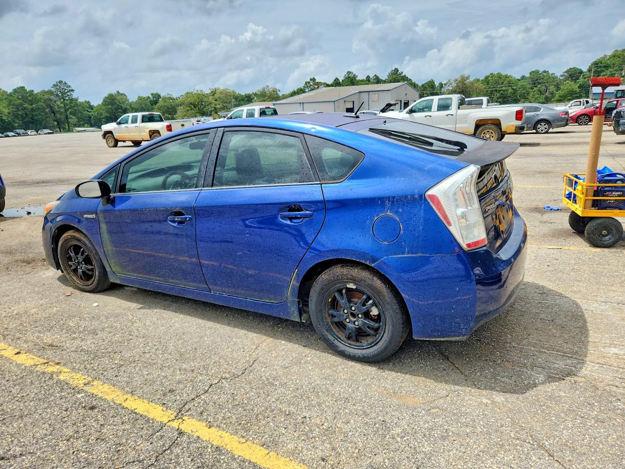 2011 Toyota Prius Two Синий vin: JTDKN3DU9B1389890