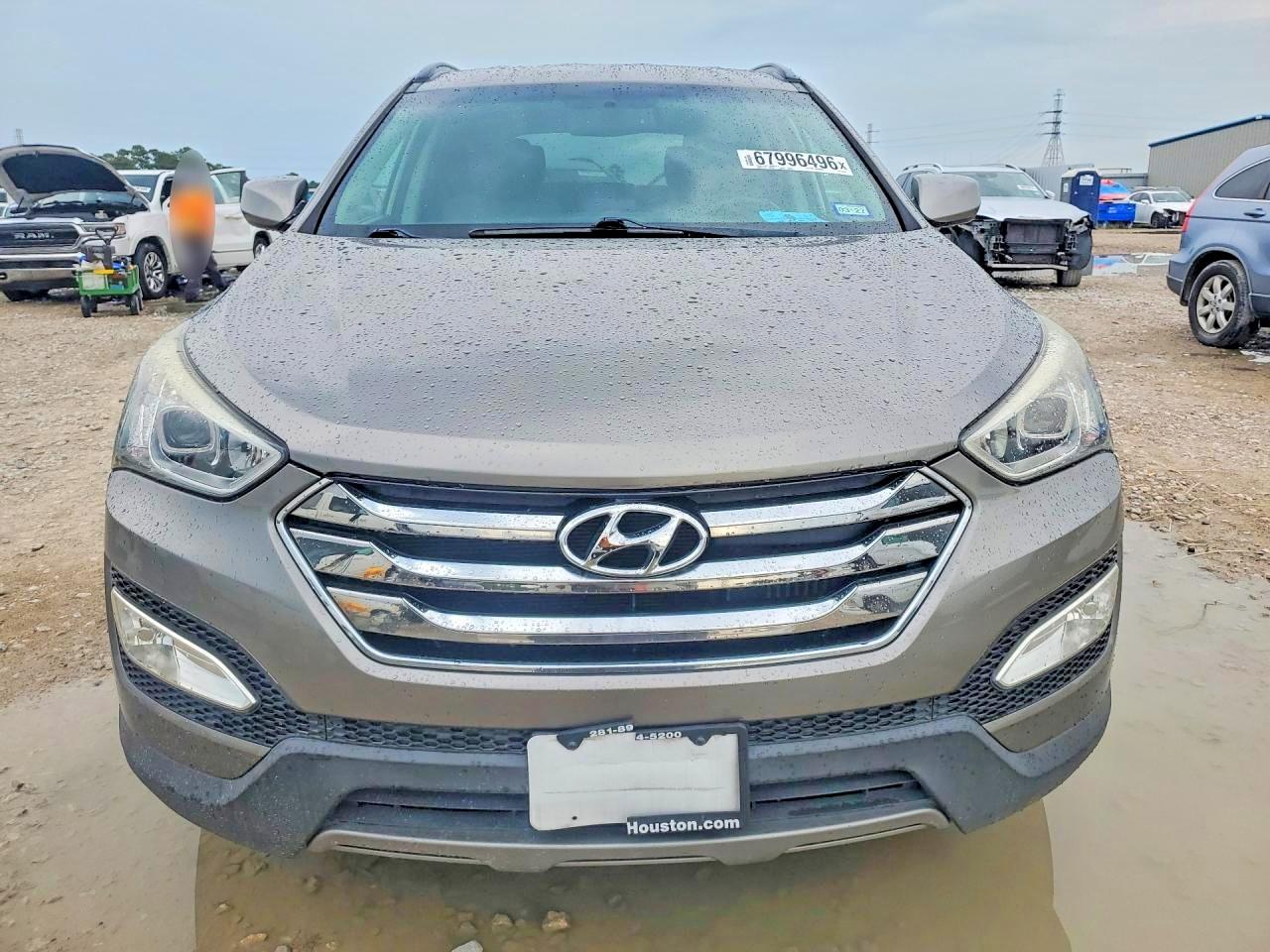 2013 Hyundai Santa Fe Sport 2.0t Gray vin: 5XYZU3LA7DG061590