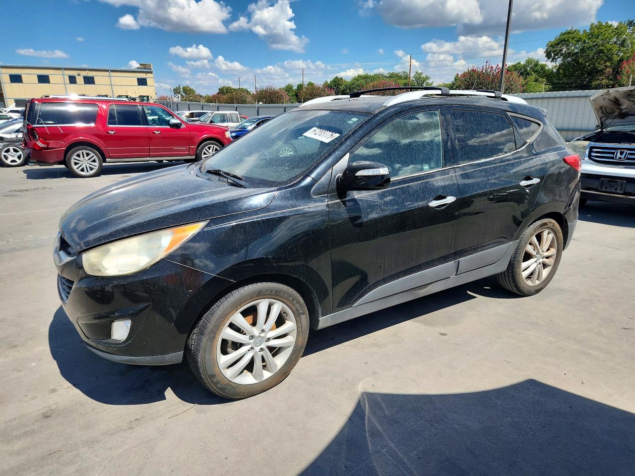 2012 Hyundai Tucson Limited Black vin: KM8JU3AC3CU489845