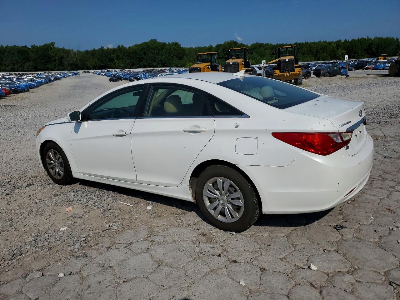 2011 Hyundai Sonata Gls White vin: 5NPEB4AC1BH062934