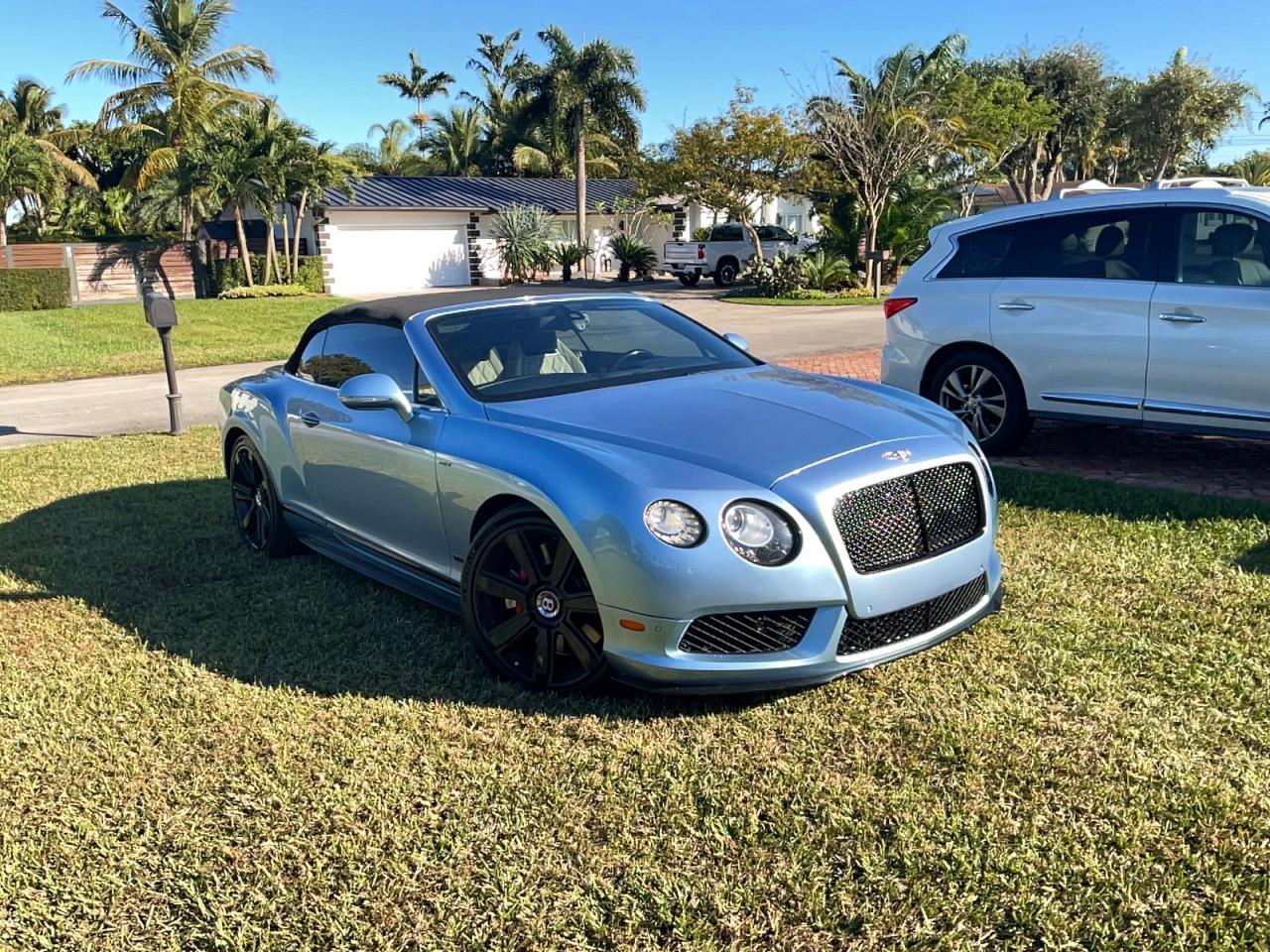 2015 Bentley Continental Gt V8 S Blue vin: SCBGH3ZA2FC049621