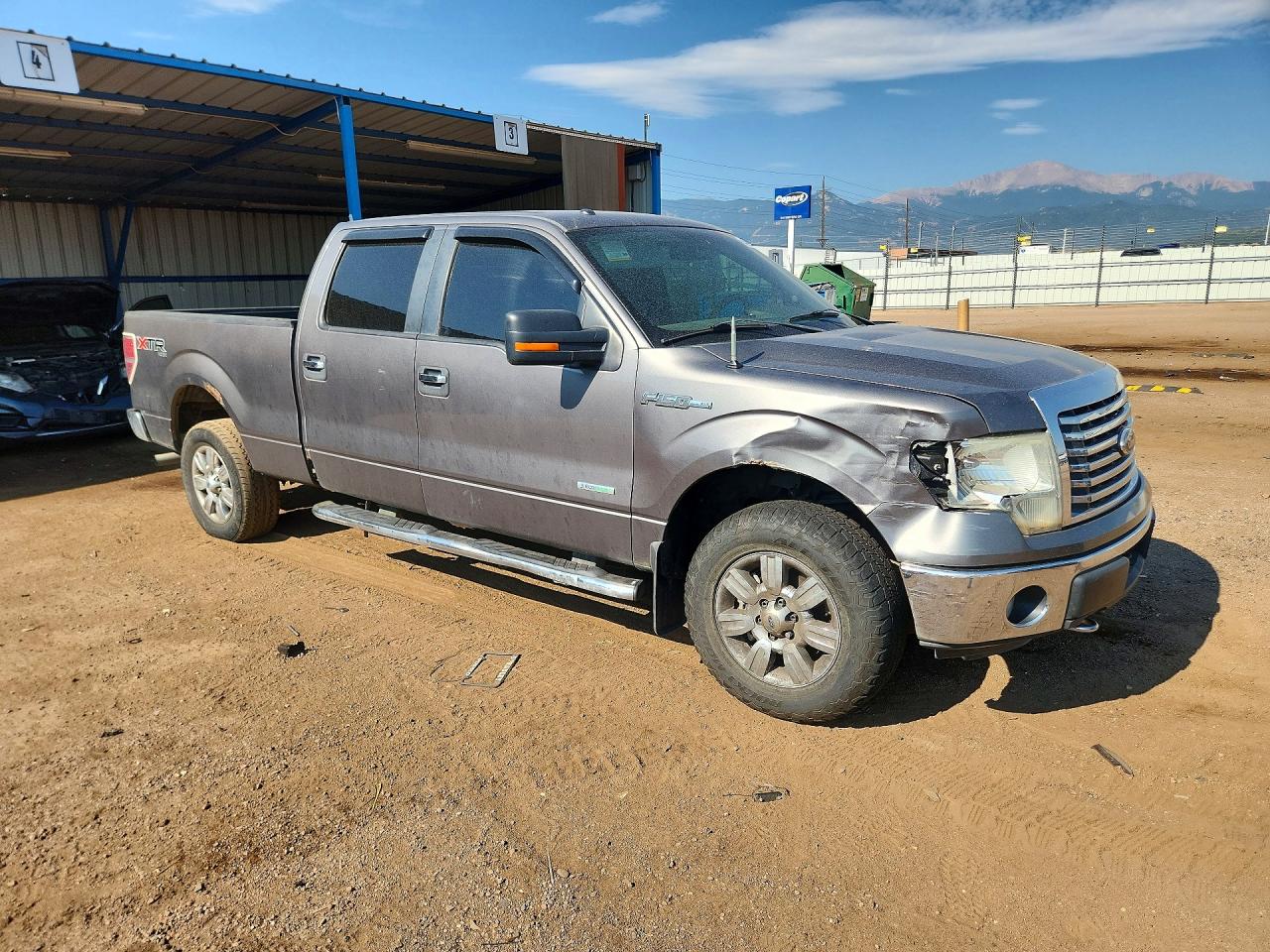 2012 Ford F150 Supercrew Gray vin: 1FTFW1ET5CFC12895