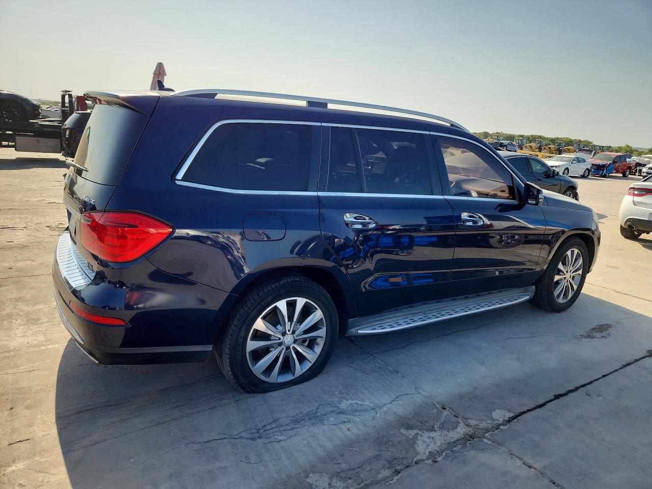 2015 Mercedes-benz Gl 450 4matic Blue vin: 4JGDF6EE7FA449245