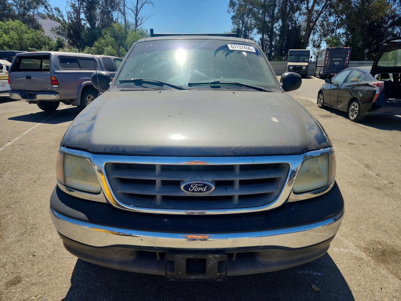 2003 Ford F150 Gray vin: 1FTRX17213NA99497