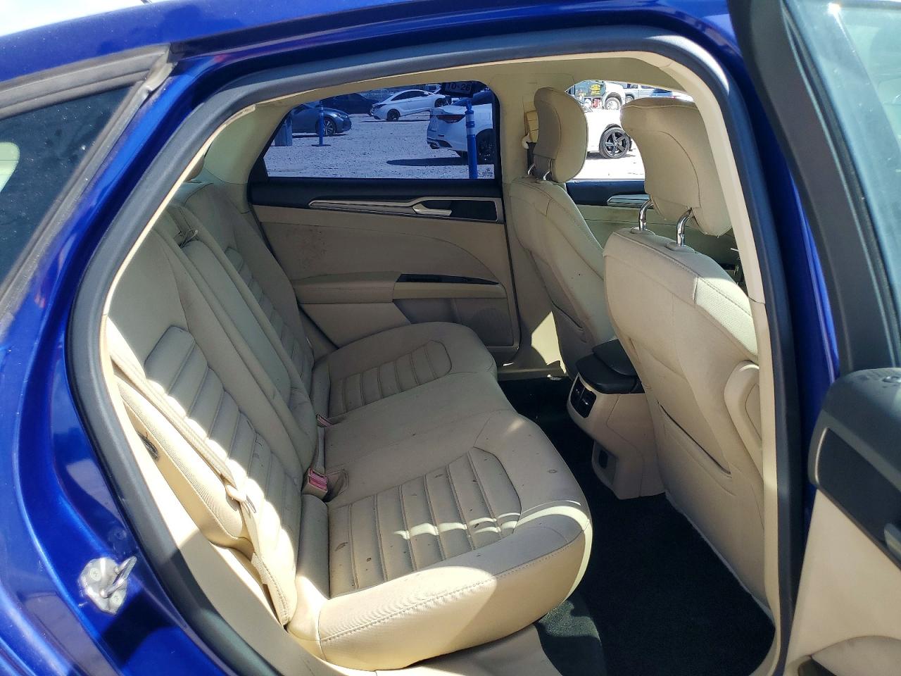 2013 Ford Fusion Se Hybrid Blue vin: 3FA6P0LU4DR234707