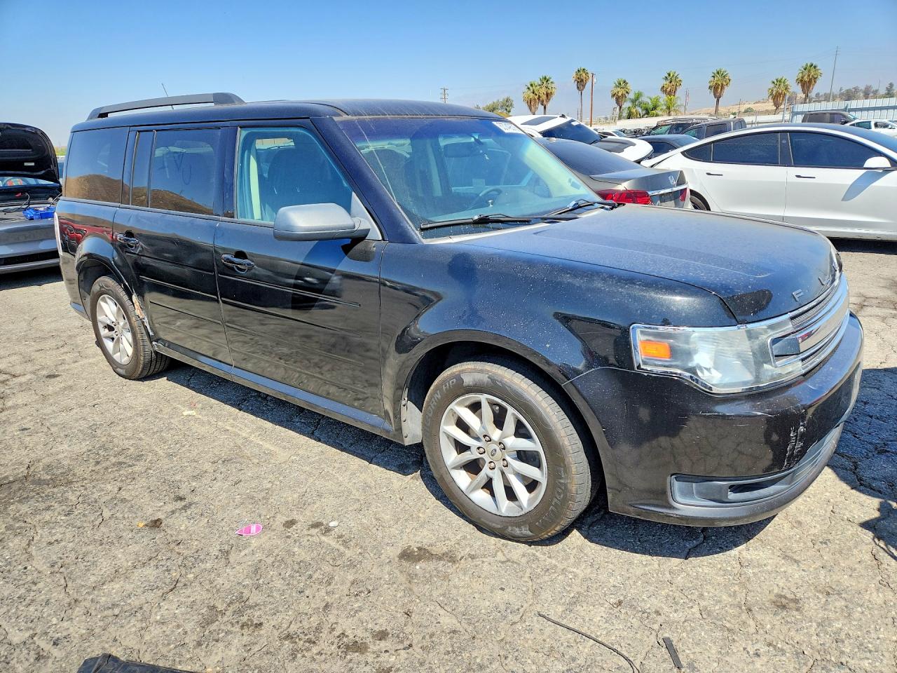 2013 Ford Flex Se Black vin: 2FMGK5B81DBD31324