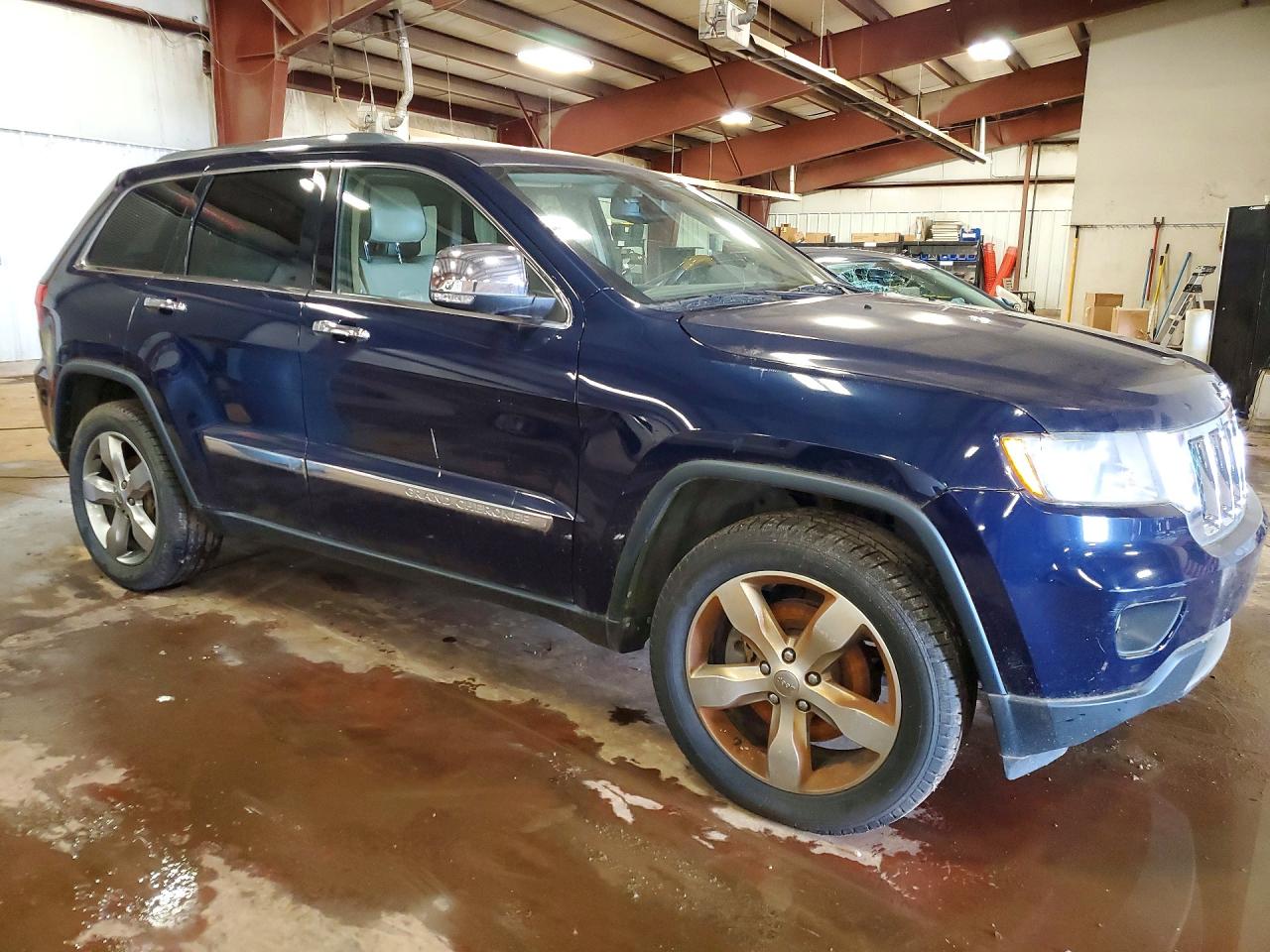 2012 Jeep Grand Cherokee Overland Blue vin: 1C4RJFCT4CC234822