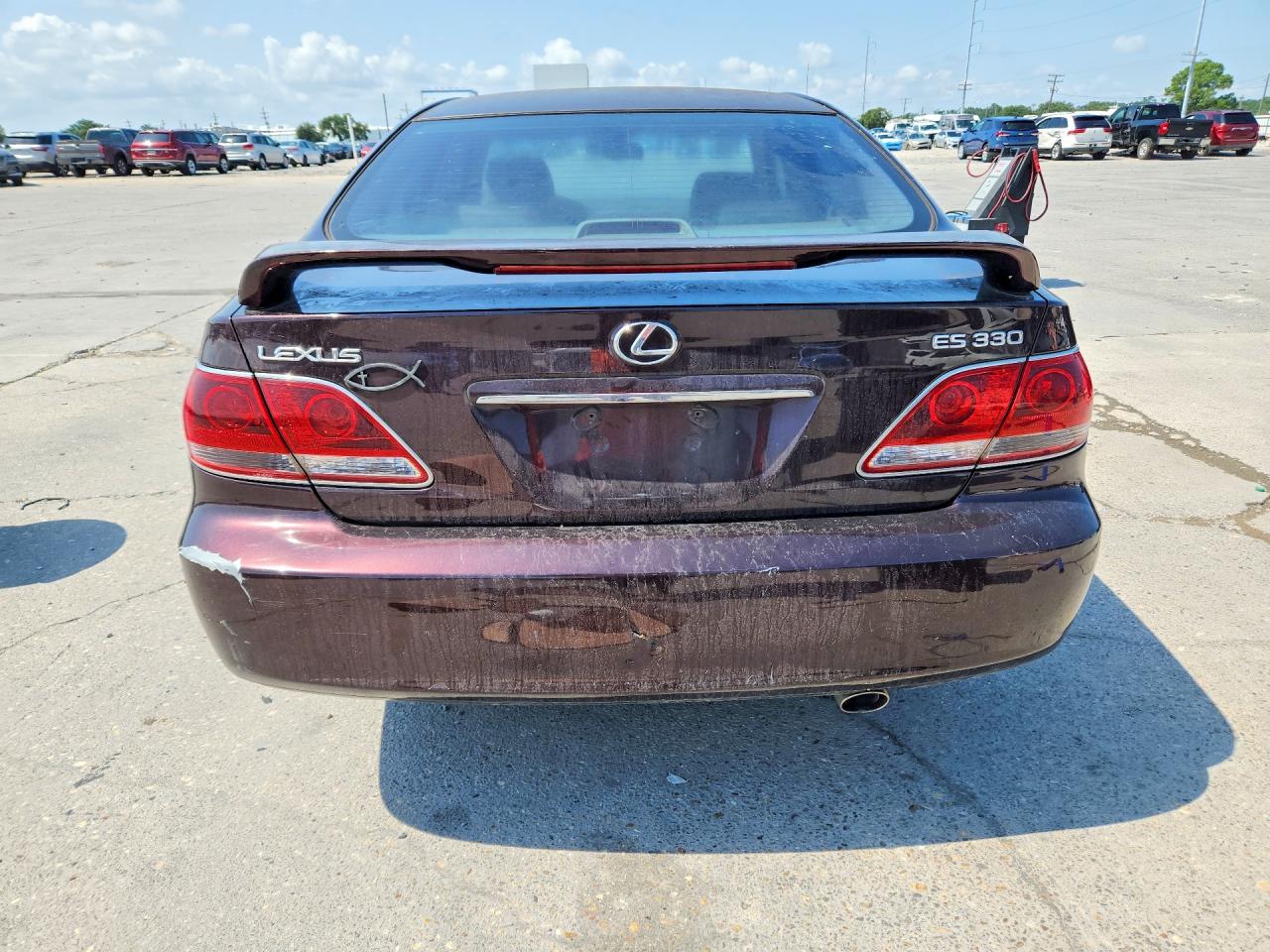 2005 Lexus Es 330 Purple vin: JTHBA30G655115196