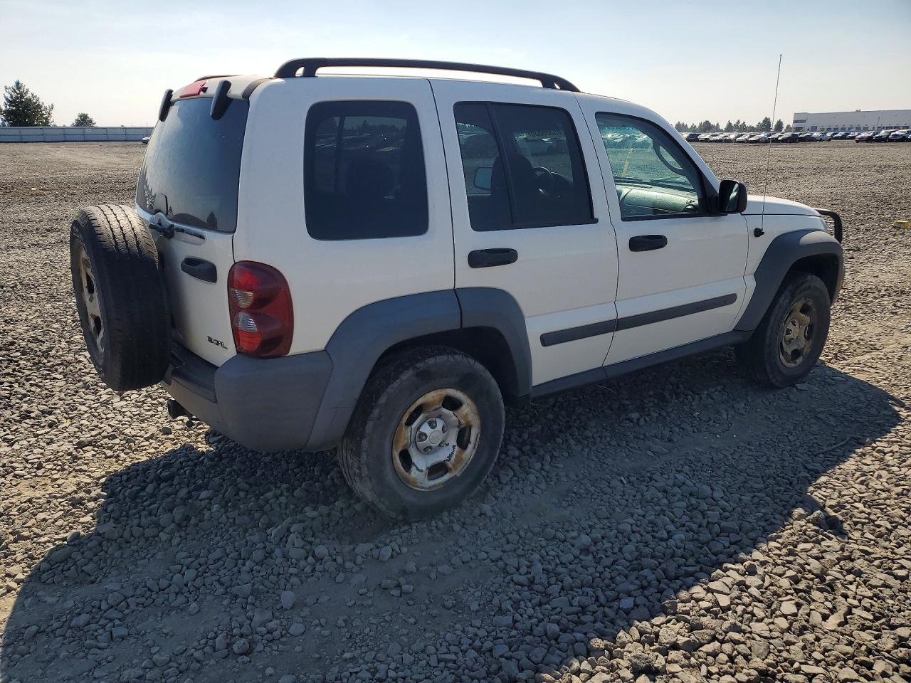 2006 Jeep Liberty Sport Белый vin: 1J4GL48K16W268977