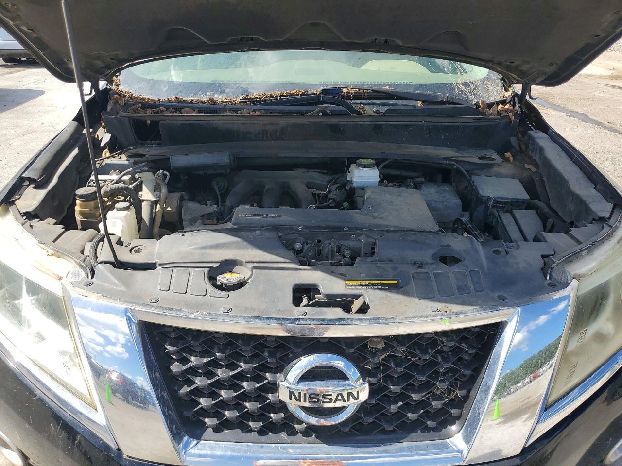 2014 Nissan Pathfinder S Black vin: 5N1AR2MN5EC679938