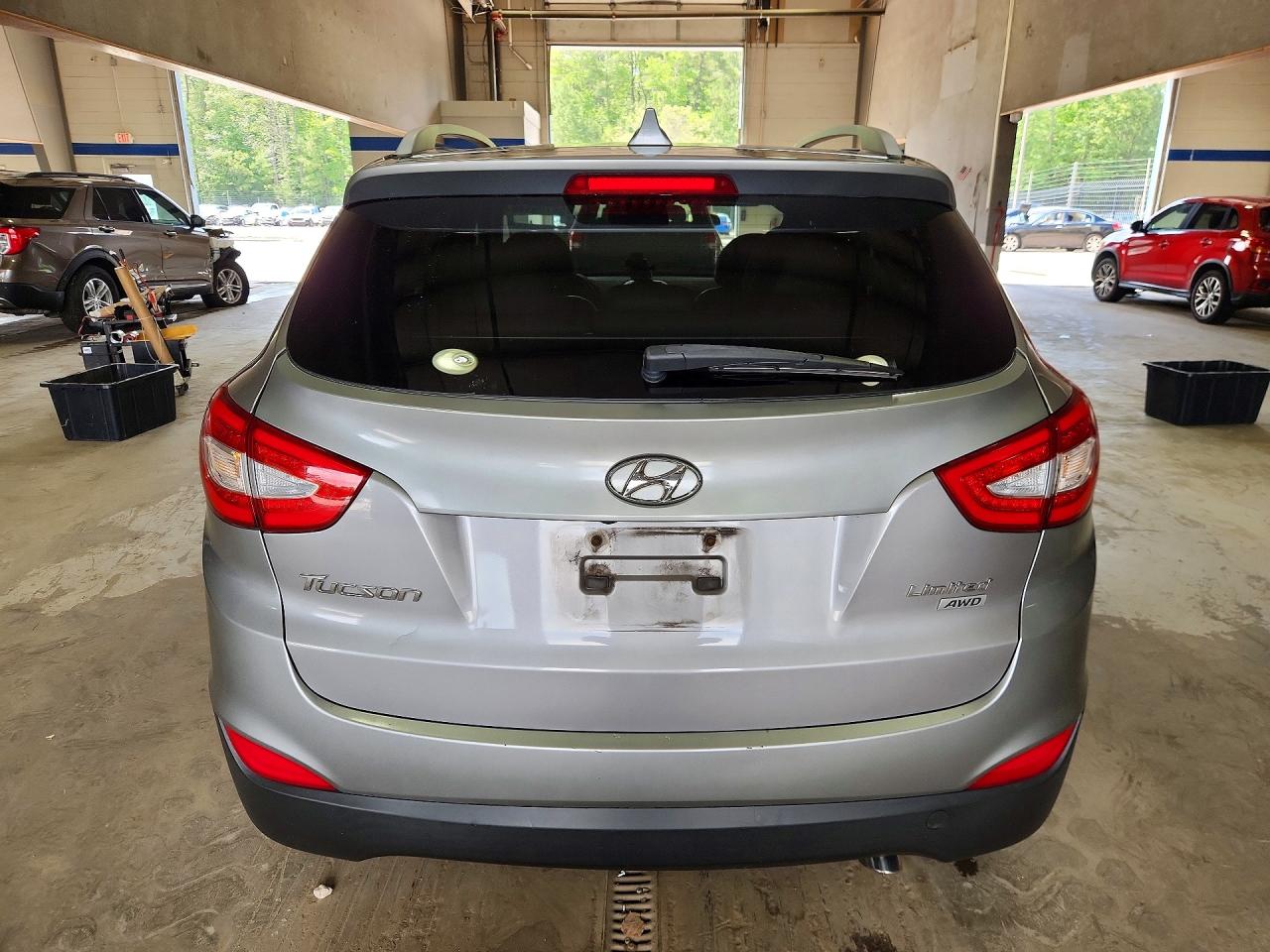 2014 Hyundai Tucson Limited Gray vin: KM8JUCAG2EU901565