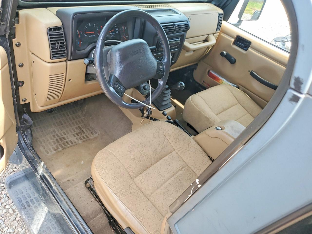 2001 Jeep Wrangler / Tj Sport Black vin: 1J4FA49S01P304774