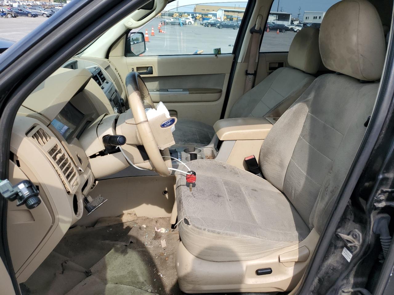 2012 Ford Escape Xlt Black vin: 1FMCU9D75CKC70424