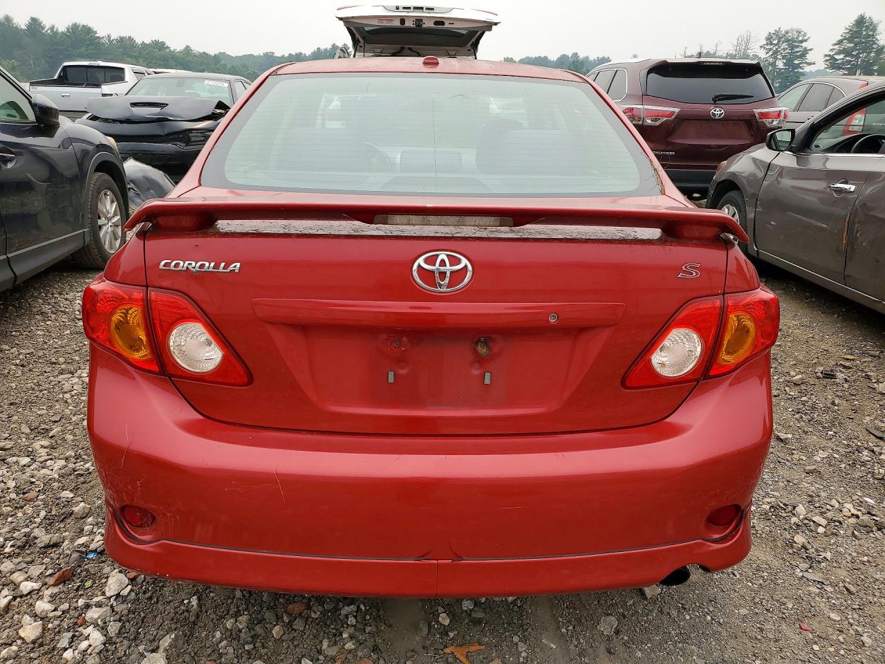 2010 Toyota Corolla S Red vin: 2T1BU4EE6AC227385