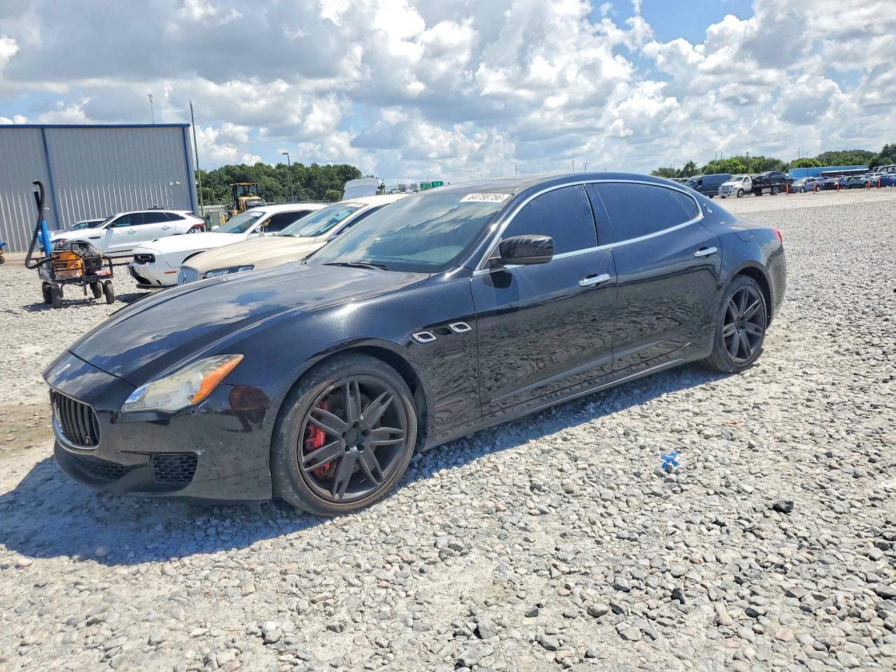 2014 Maserati Quattroporte Gts Black vin: ZAM56PPA0E1086306