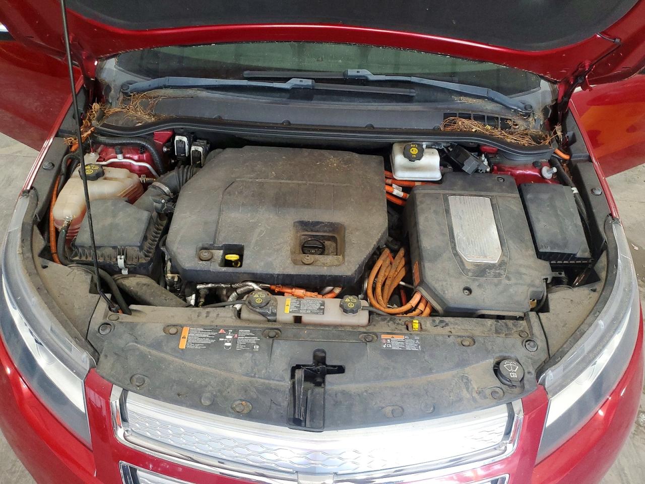 2012 Chevrolet Volt Burgundy vin: 1G1RD6E43CU115949