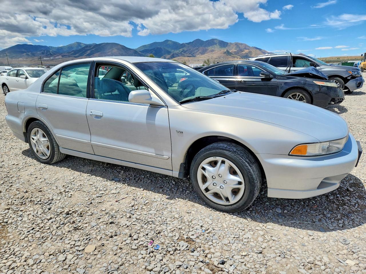 1999 Mitsubishi Galant Es Серебряный vin: 4A3AA46L0XE033732