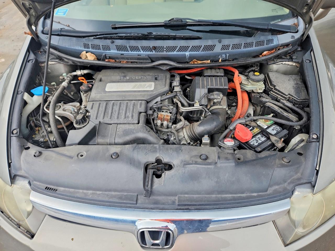 2008 Honda Civic Hybrid Tan vin: JHMFA36208S025254