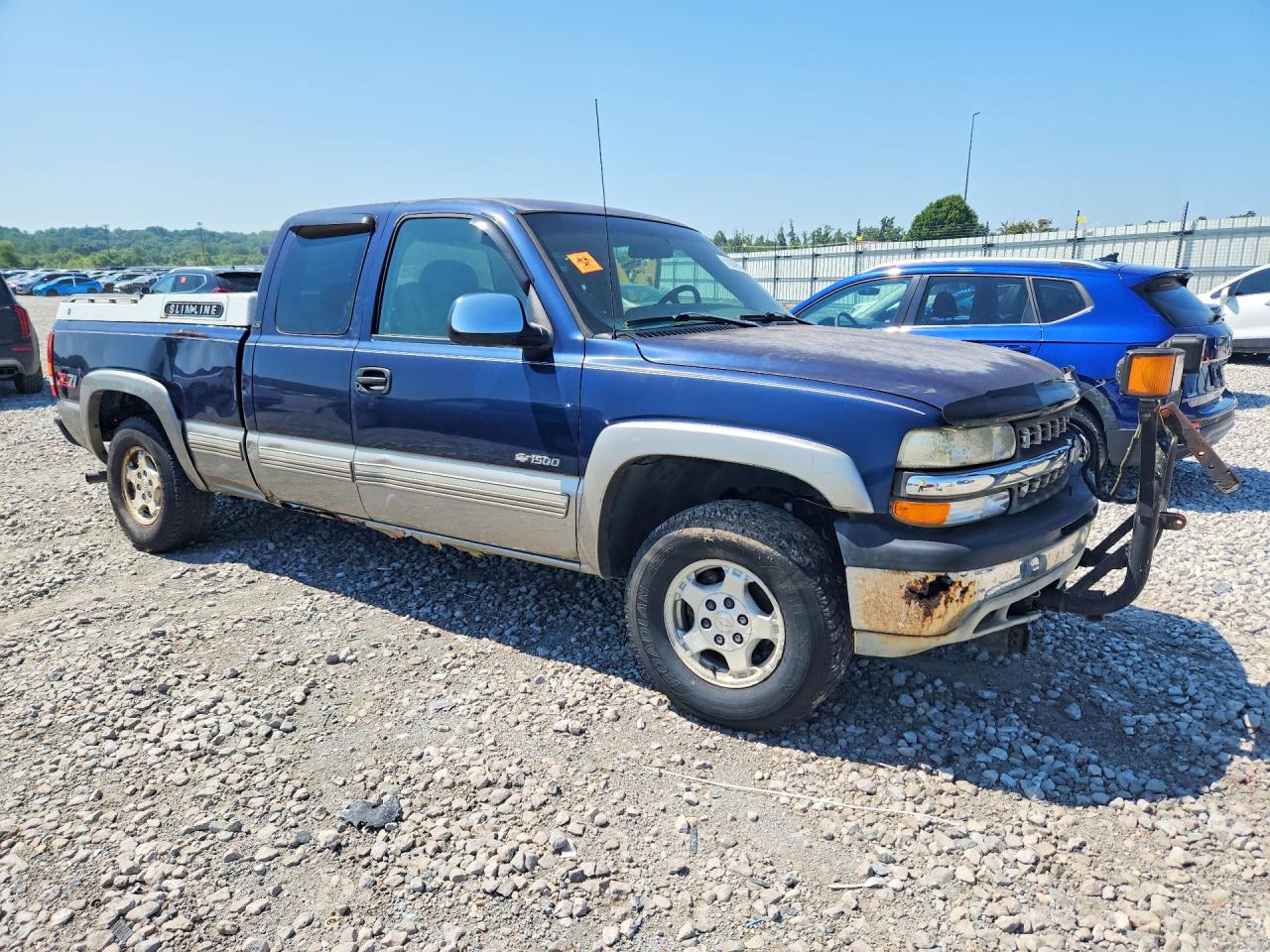 2000 Chevrolet Silverado K1500 Gray vin: 1GCEK19T5YE201975