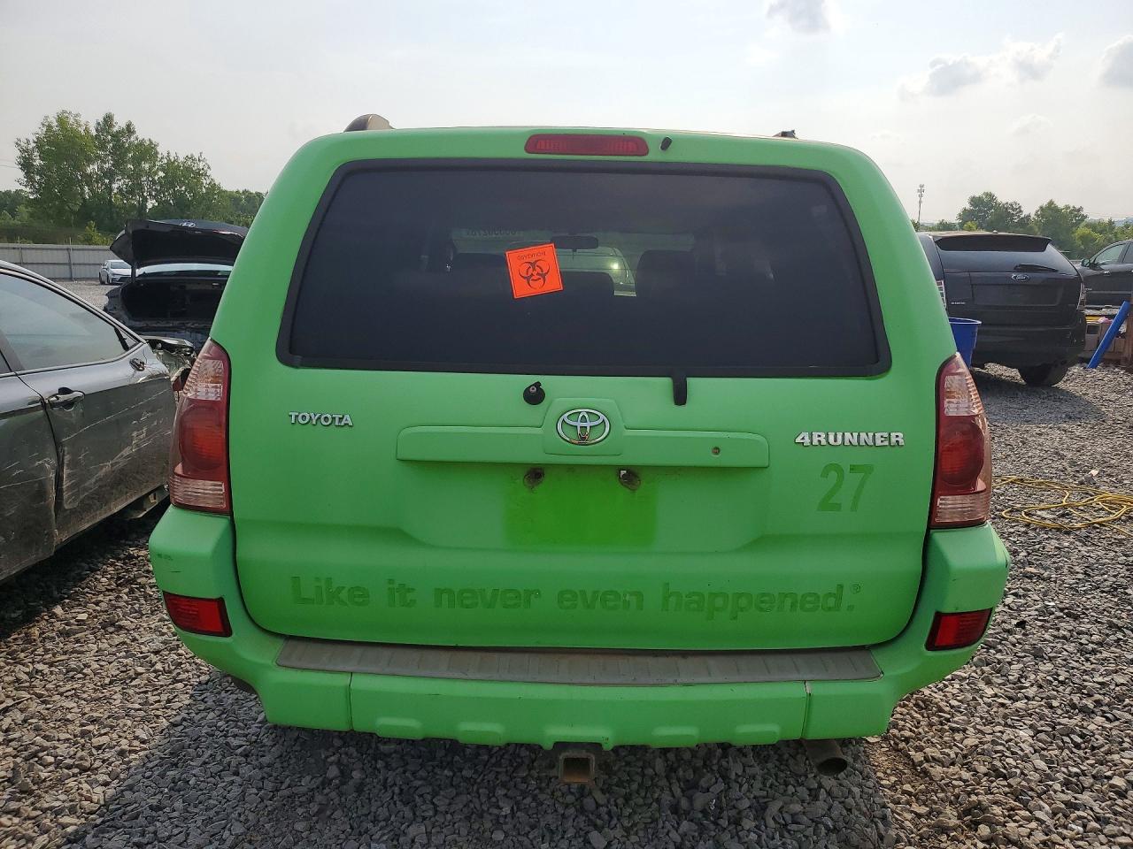 2004 Toyota 4runner Sr5 Green vin: JTEZU14R940020470