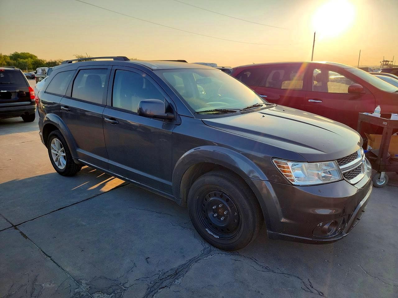 2015 Dodge Journey Sxt Gray vin: 3C4PDCBG7FT627627