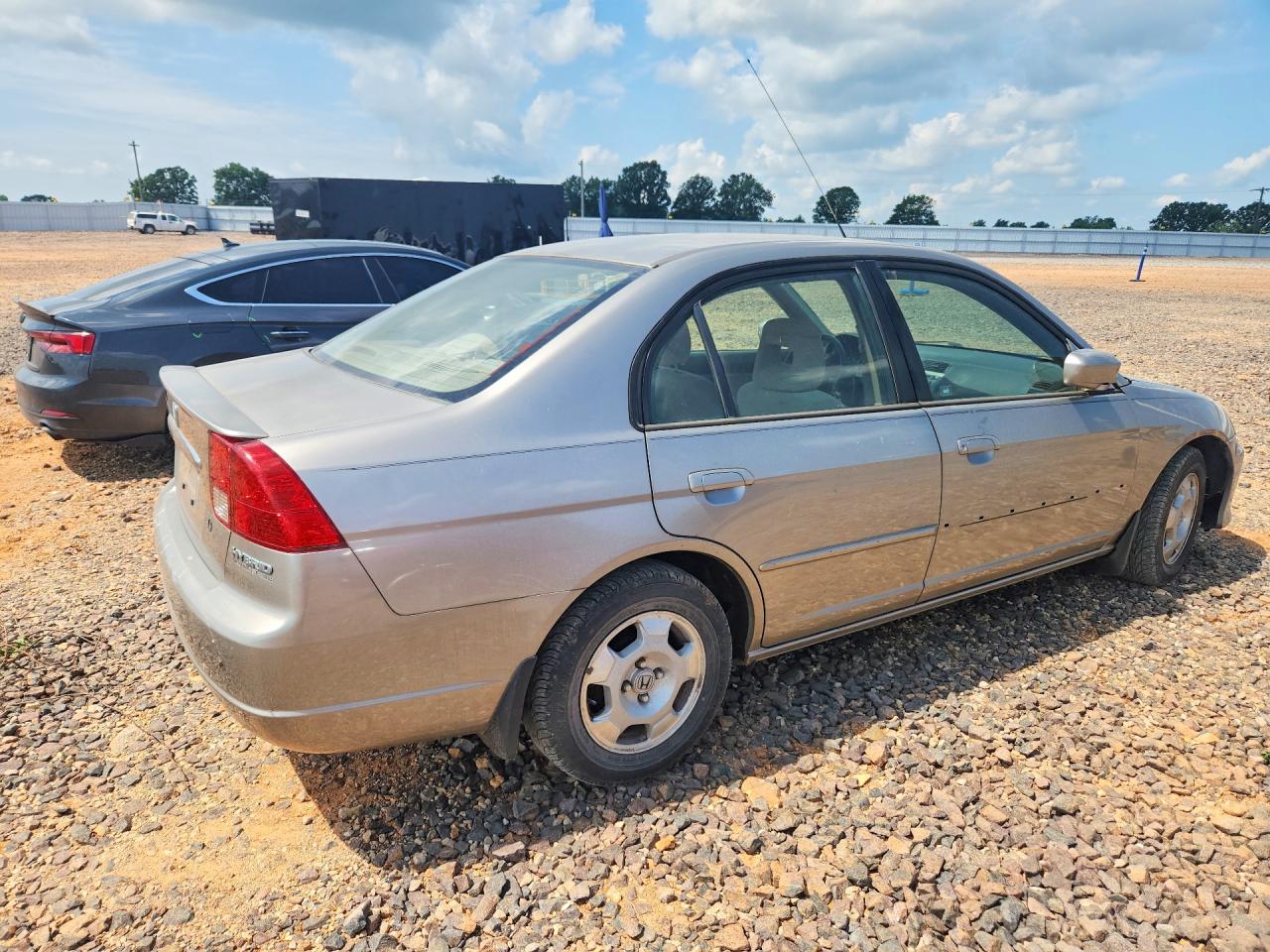 2003 Honda Civic Hybrid Gray vin: JHMES96603S019381